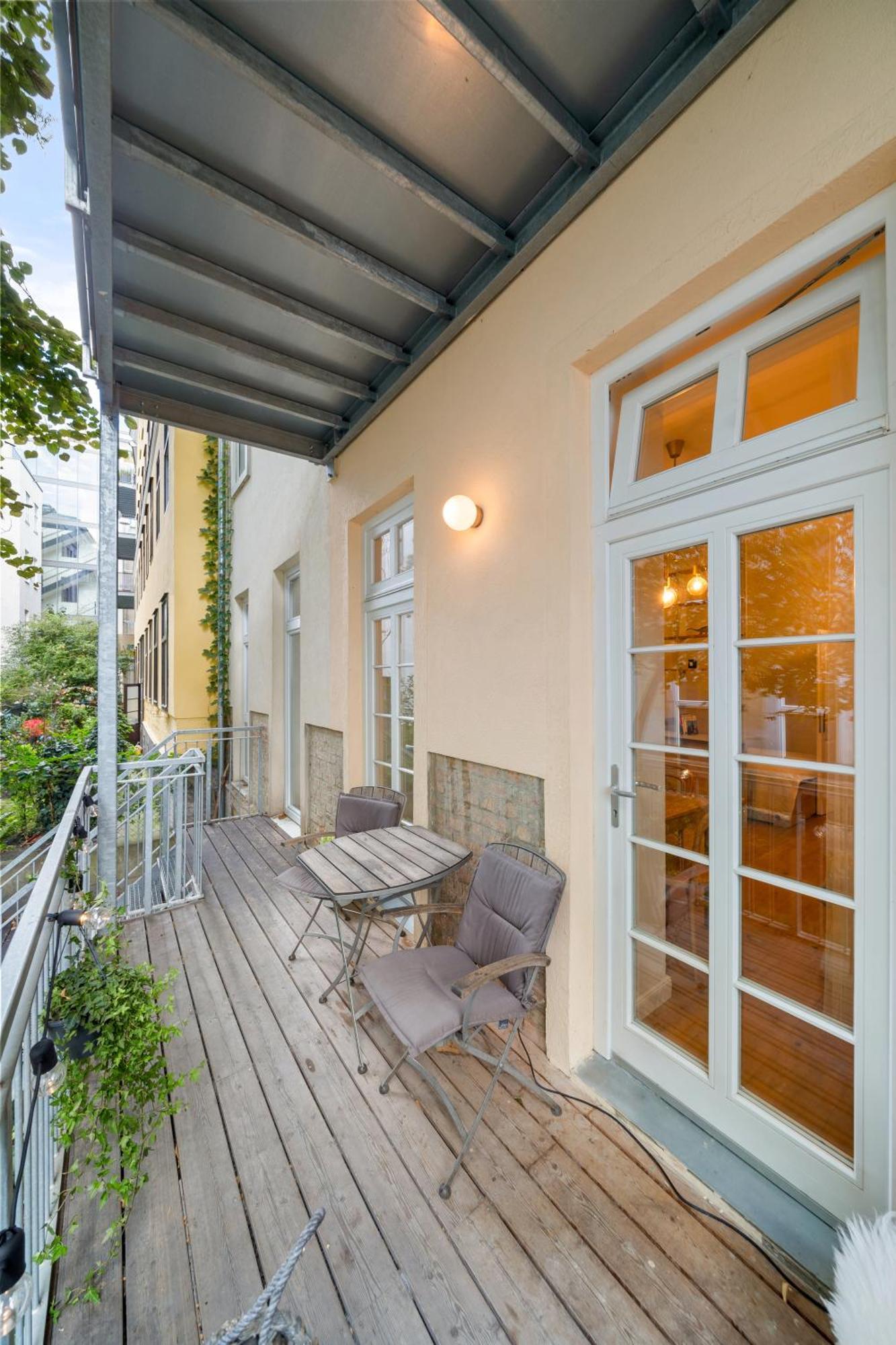 Central Vienna Apartment With Garden View Luaran gambar